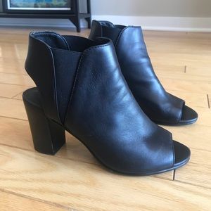 Peep Toe Heel Booties